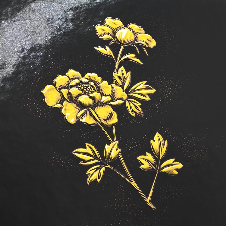 Foil stamped perfume gift packaging for dubai middle east