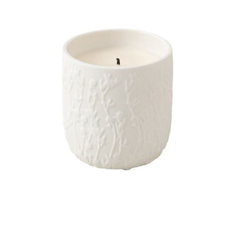 Chinese luxury concrete candle jar cup design manufacturer