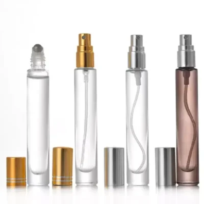 clear test spray pocket refill screw China mini 5ml refillable bottle custom factory