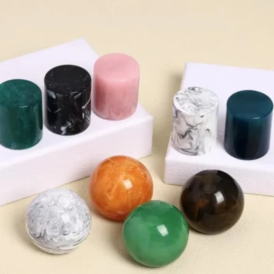 custom resin perfume black green blue pink yellow white brown red purple lid factory with marble lines
