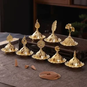 golden arabian censer mabkhara arabic incense burner