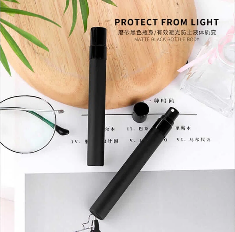 frosted black original-quality empty testers bottle perfume 5ml 10ml 20ml wholesaler factory