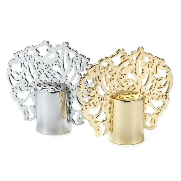 perfume bottle with butterfly flower lid