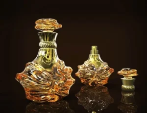 personalized perfume yellow pink and black beautiful square bottle manufacturers supplier factory wholesale