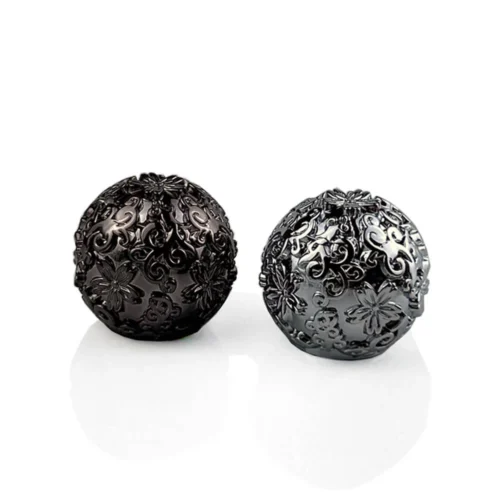 custom plastic round ball perfume bottle cap lid factory manufacturer