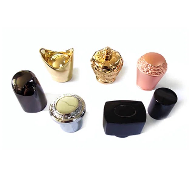 zamac zinc alloy perfume cap lid wholesale manufacturer design factory supplier