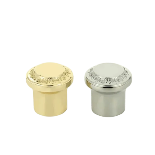 zinc alloy zamac perfume lid cap wooden surlyn cap lid glass spray perfume cologne bottle wholesale exporter