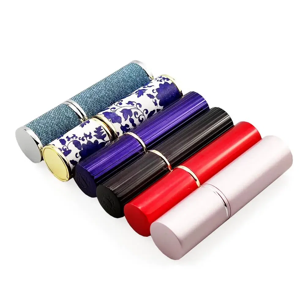 pocket refill bottom metal cover perfume bottle stock custom wholesale