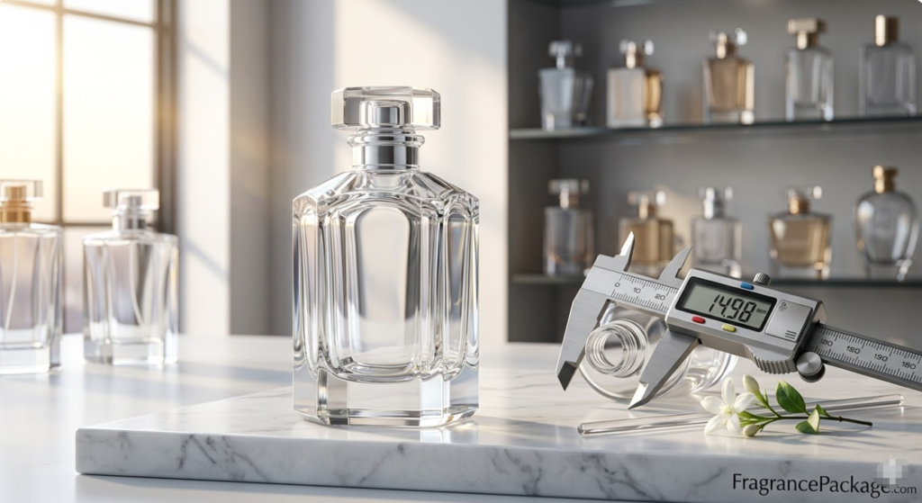 premium super flint glass perfume bottle for professional fragrance packaging