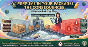 shipping perfume internationally, customs perfume seizure, class 3 dangerous goods fragrance