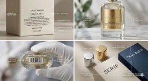 should i write anything on a perfume package