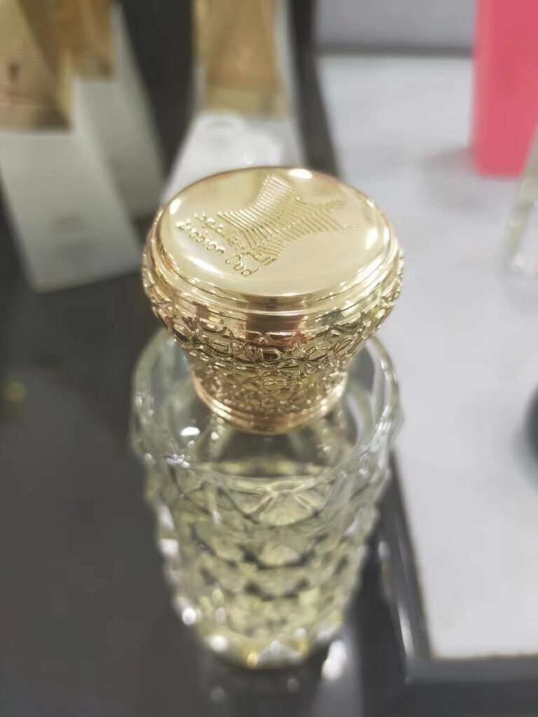 custom design high end zamac zine alloy fragrance perfume cap manufacturer supplier