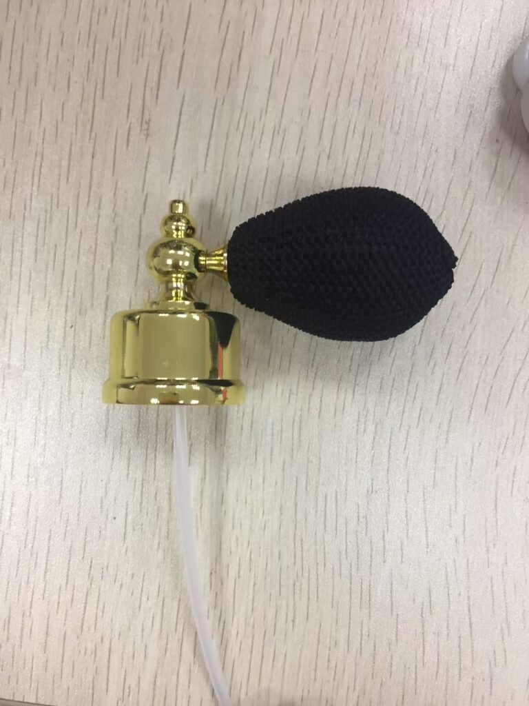 golden short perfume bulb pump manufacturer sedex