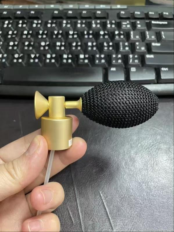 short matte golden perfume bulb pump wholesaler supplier