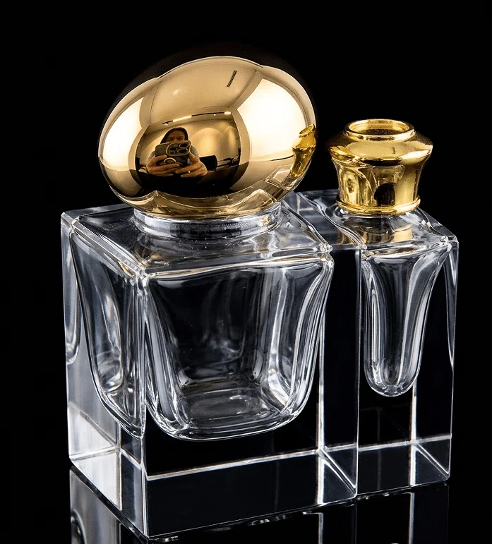 china best custom intergrated double-chamber perfume bottle manufacturer