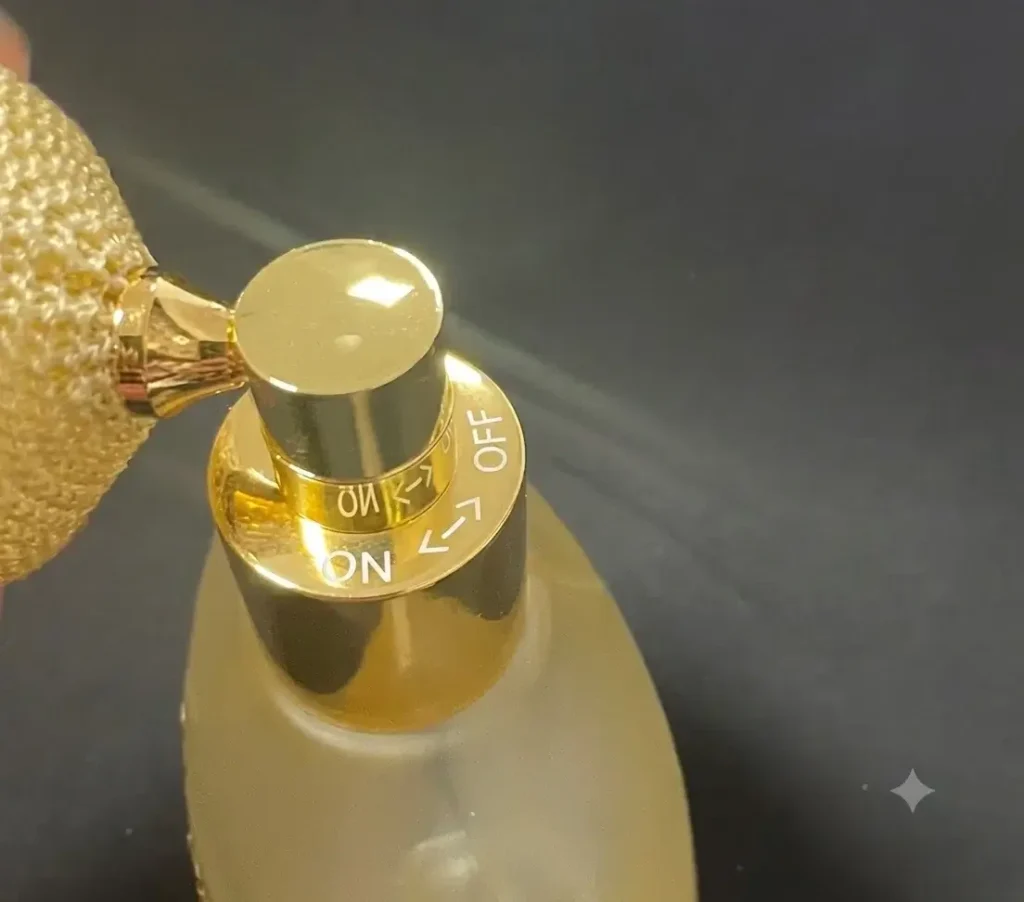 custom no spitting patented luxury perfume bulb spray pump atomizer manufacturer to prevent perfume leakage during shipping