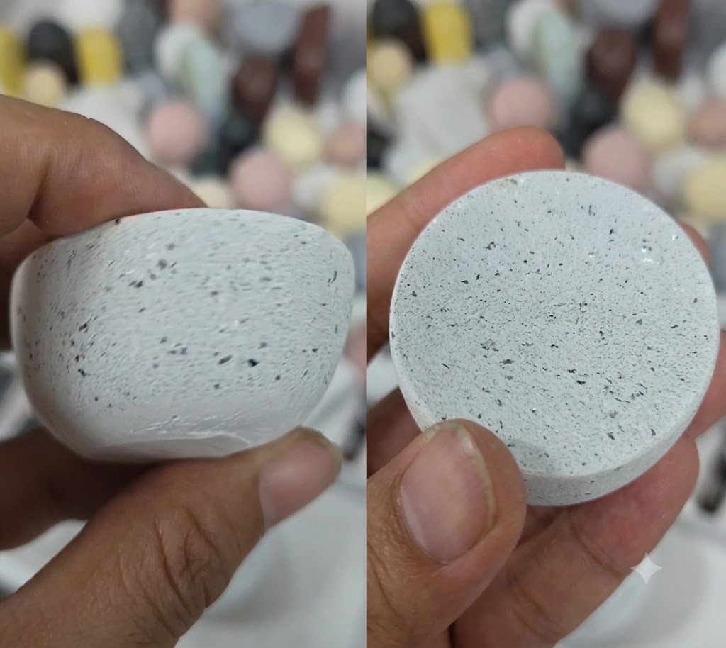 custom shaped Artificial stone perfume lids manufacturer