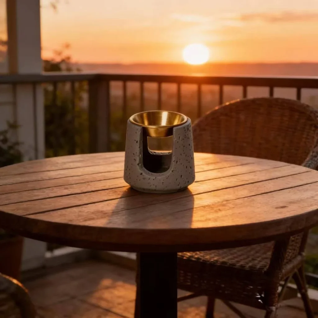 Custom Bulk black white grey Terrazzo Concrete Home Fragrance Accessories solutions company