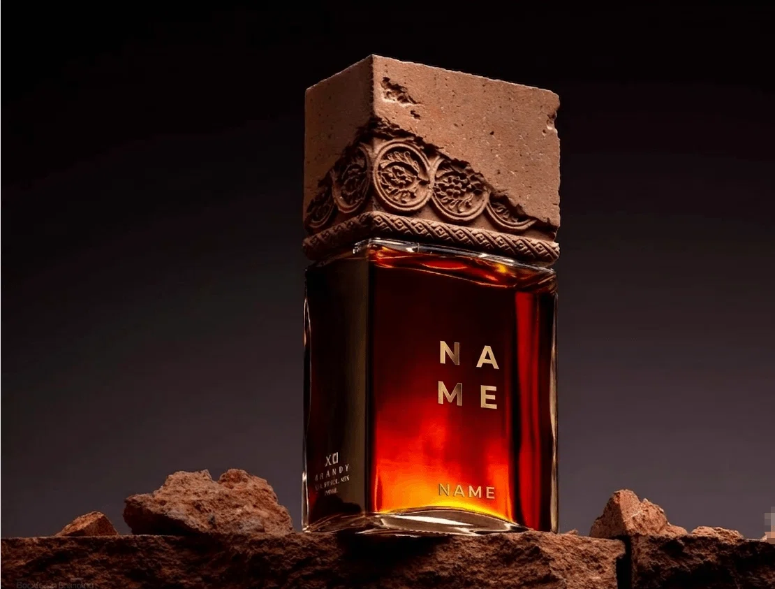 Customized design brick red color shape landmark perfume cap manufacturer