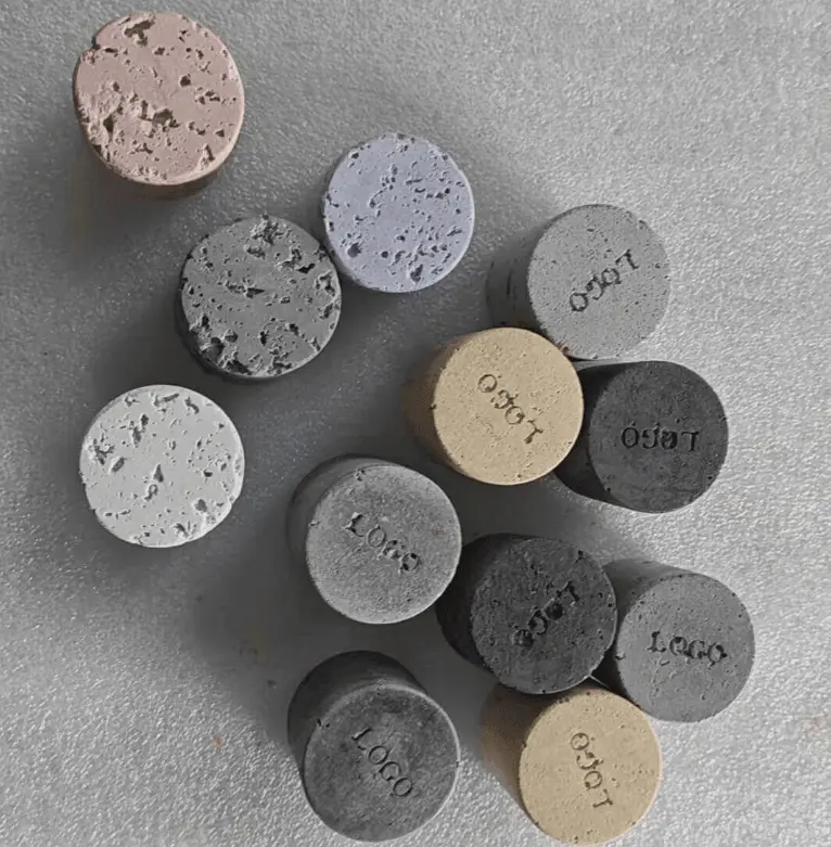 Cylindrical Concrete Perfume Cap