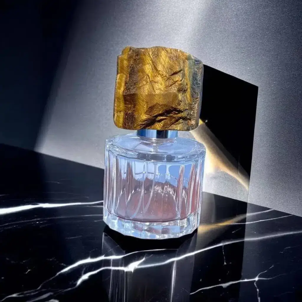 Natural Tiger Stone Irregular Perfume Cap
