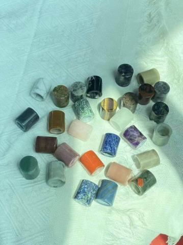 custom square cylinder FEA15 crimp perfume bottle caps