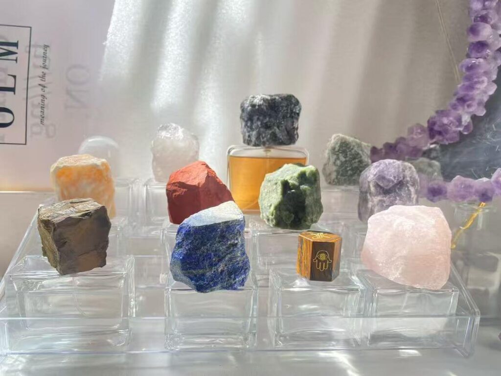 pink-yellow-green-blue-red-coffee-raw-stone-niche-perfume-caps-for-glass-perfume-bottle-15mm