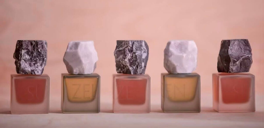 raw 5 cube stone perfume lids