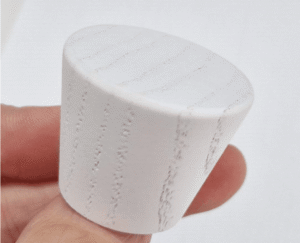 Conical-shape-white-coating-bulk-wooden-perfume-caps-MOQ-1000